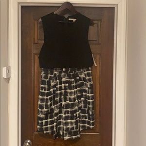 Rachel Roy Black & Gray Dress